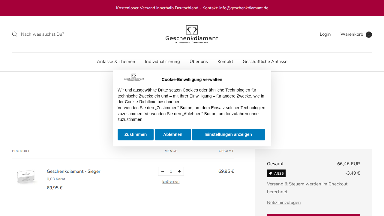 Öffentlich freigegebener Prüfnachweis für Geschenkdiamant vom 25.07.2026, 22:41 Uhr